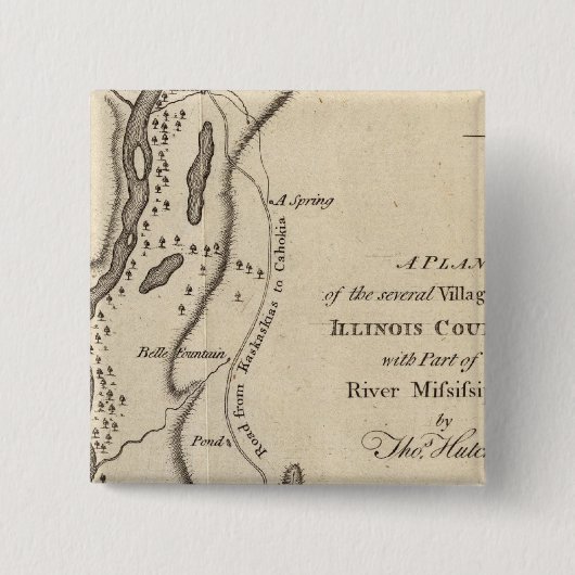 Dörfer im Illinois-Land Button (Vorderseite)