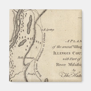 Dörfer im Illinois-Land Magnet
