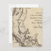 Dörfer im Illinois-Land Postkarte (Vorne/Hinten)