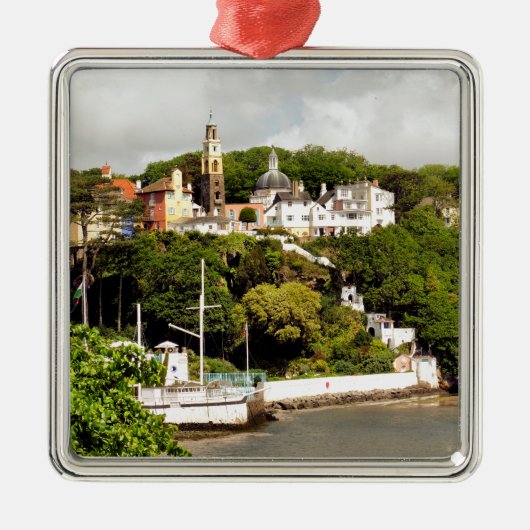 DÖRFER VON WALES SILBERNES ORNAMENT (Vorne)