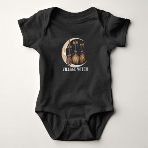 Dorfhexe Gothic Okkult Wicca Heidnische Natur Baby Strampler