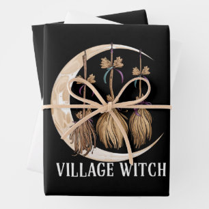 Dorfhexe Gothic Okkult Wicca Heidnische Natur Geschenkpapier Set