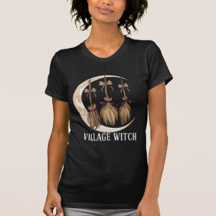Dorfhexe Gothic Okkult Wicca Heidnische Natur T-Shirt