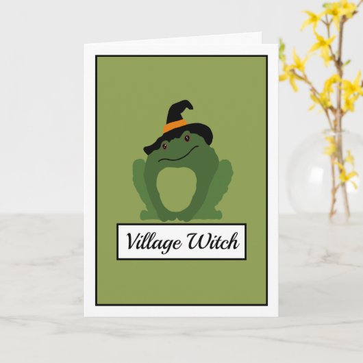 Dorfhexe, Toad Karte (Gelbe Blume)