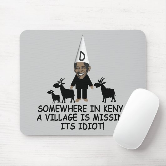 Dorfidiot Obama Mousepad (Mit Mouse)