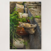 Dorfkatzenpuzzle Puzzle (Vertikal)