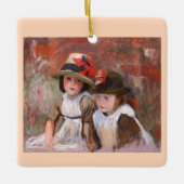 Dorfkinder (1890) von John Singer Sargent Keramikornament (Vorderseite)