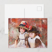 Dorfkinder, berühmtes Porträtbild Postkarte (Vorne/Hinten)