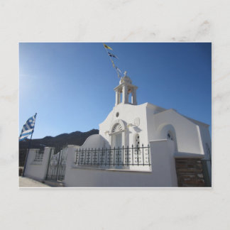 Dorfkirche Tinos Island Postcard Postkarte