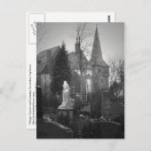 Dorfkirche und Friedhof Postkarte (Vorne/Hinten)