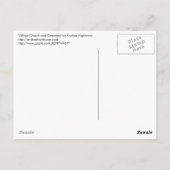 Dorfkirche und Friedhof Postkarte (Rückseite)