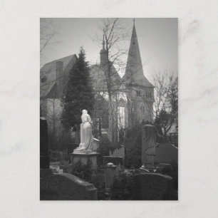 Dorfkirche und Friedhof Postkarte