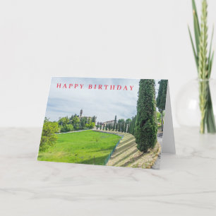 Dorfkirchen-Geburtstagskarte Karte
