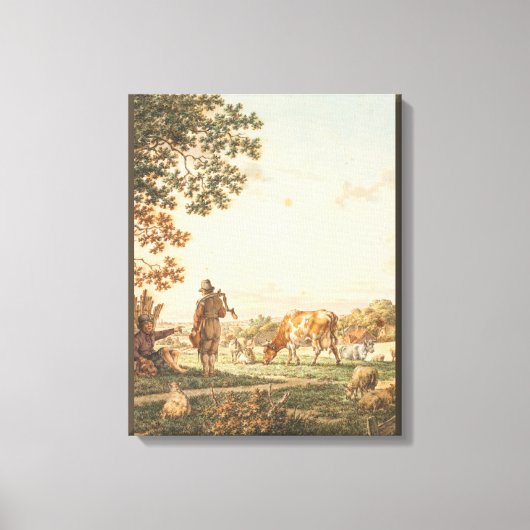 Dorfkunst Zazzle Leinwanddruck (Vorderseite)