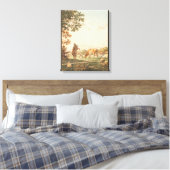 Dorfkunst Zazzle Leinwanddruck (Insitu (Schlafzimmer))
