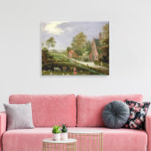 Dorflandschaft Leinwanddruck (Insitu (Wohnzimmer))