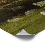 Dorflandschaft Poster (Ecke)