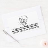 Dorfpfeiler Rechteckiger Aufkleber (Umschlag)