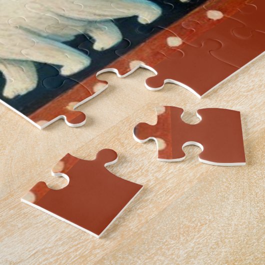 Dorfpolarbären und Weihnachtsbäume Puzzle (Seite)