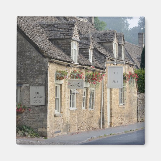 Dorfpub in den Cotswolds Magnet (Vorne)