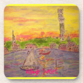 Dorfsonnenart Untersetzer (Vorderseite)