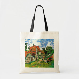 Dorfstraße in Auvers, Vincent van Gogh Tragetasche