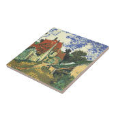 Dorfstraße in Auvers von Vincent van Gogh Fliese (Seite)