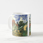 Dorfstraße in Auvers von Vincent van Gogh Kaffeetasse (Vorderseite Links)
