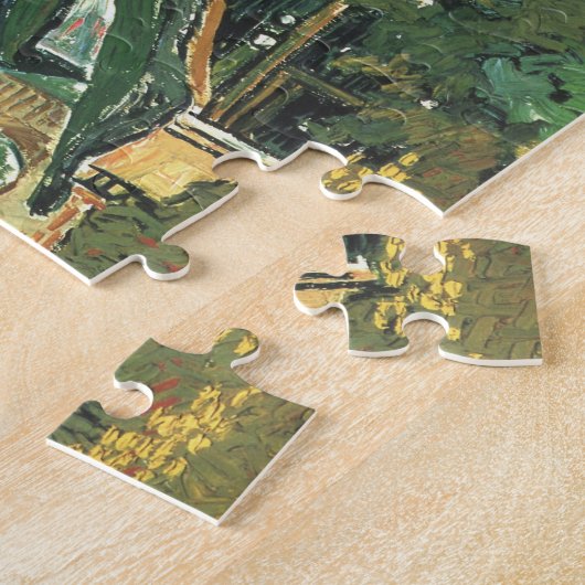Dorfstraße in Auvers von Vincent van Gogh Puzzle (Seite)