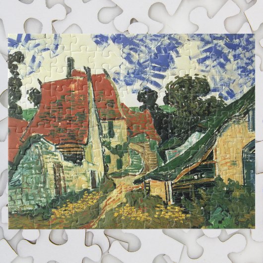 Dorfstraße in Auvers von Vincent van Gogh Puzzle