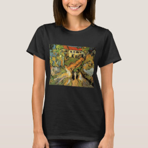 Dorfstraße und Treppe Auvers, Figuren T-Shirt