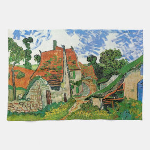 Dorfstraße von Vincent van Gogh Geschirrtuch