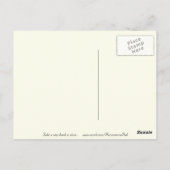 Dorfszene Aquarellmalerei Postcard! Postkarte (Rückseite)