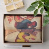 Dorfszene von Amrita Sher-Gil Seidenpapier (Geschenk)