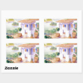 Dorfvilla Rectangle Aufkleber (Blatt)