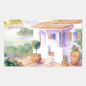 Dorfvilla Rectangle Aufkleber (Vorderseite)