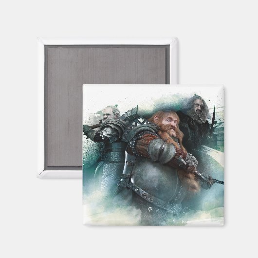 Dori, Bombur und Oin Graphic Magnet (Vorderseite/Rückseite)