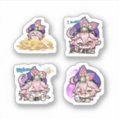 Dori Genshin Impact 4er Sticker Sheet Extra Pac (Vorderseite)