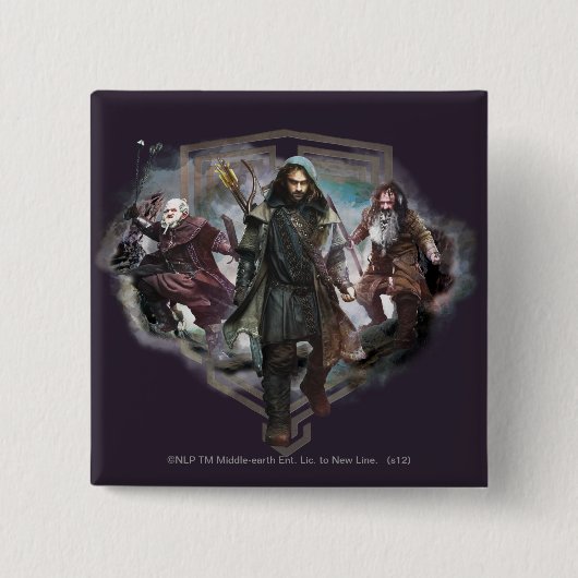 Dori, Kili und Bifur Button (Vorderseite)