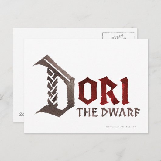 Dori Name Postkarte (Vorne/Hinten)