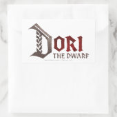 Dori Name Rechteckiger Aufkleber (Tasche)