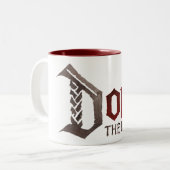 Dori Name Zweifarbige Tasse (Vorderseite Links)