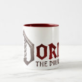 Dori Name Zweifarbige Tasse (Mittel)