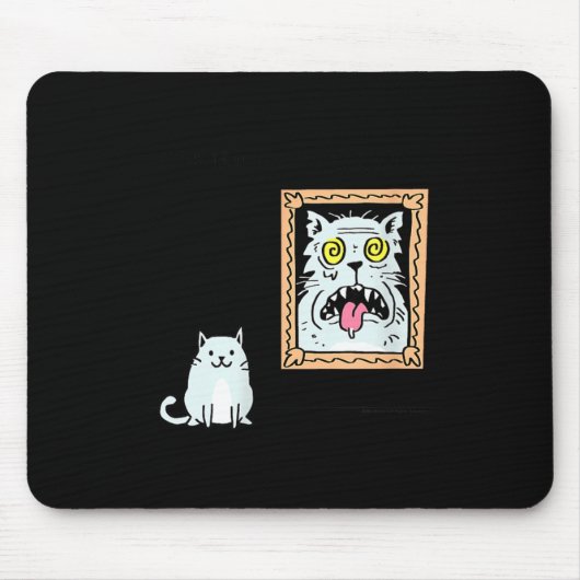 Dorian Gray's Cat Teeshirt From Skunkbear Mousepad (Vorne)