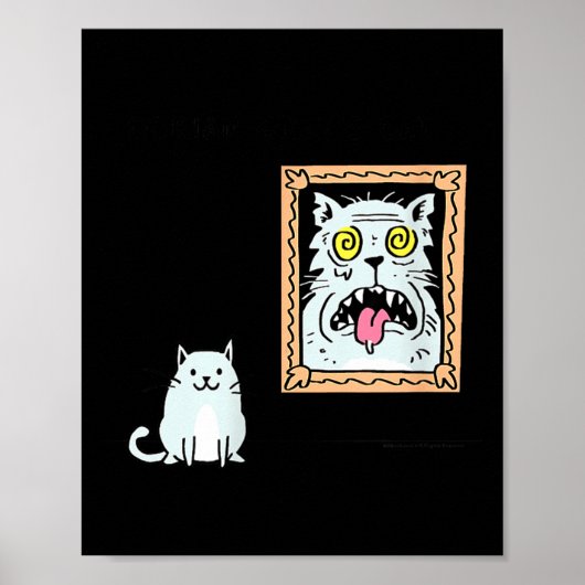 Dorian Gray's Cat Teeshirt From Skunkbear Poster (Vorne)