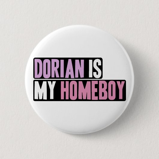 Dorian ist mein Kumpel Button (Vorderseite)