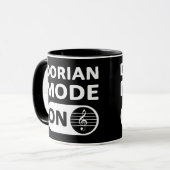 Dorian Music Mode On - Tasse (Vorderseite Links)