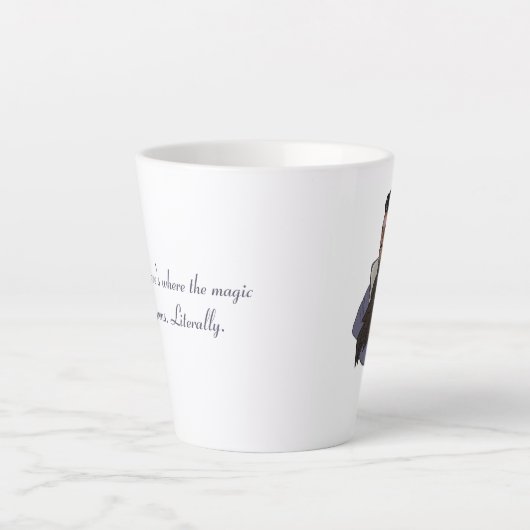 Dorian Pavus - Hier passiert der Zauber Milchtasse (Vorderseite)