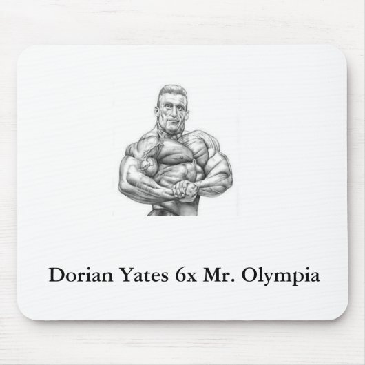 Dorian Yates Olympia-Mausunterlage Mousepad (Vorne)