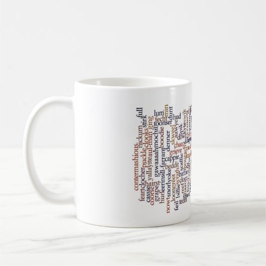 Doric Tasse mit Wort-Wolke (Links)